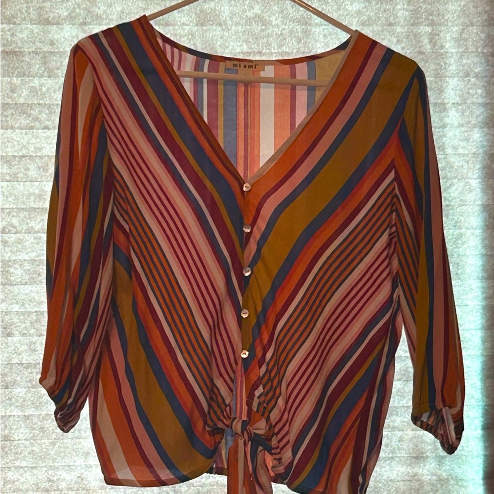 Francesca’s multi colored top